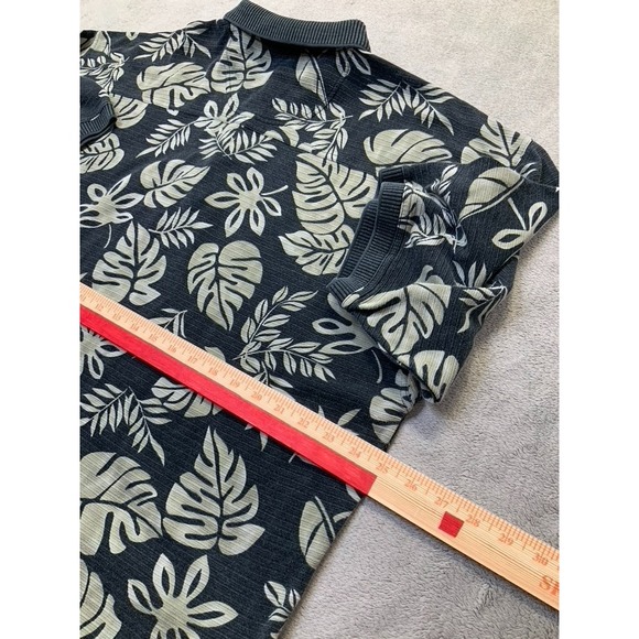 Vintage Tommy Bahama Men's Floral Short Sleeve Polo Shirt Size XL - Big&Tall - Picture 6 of 6